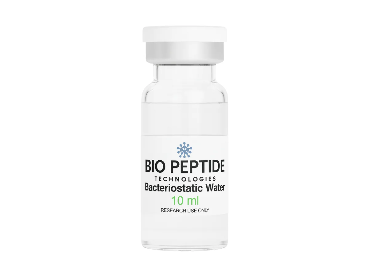 Bacteriostatic water product photograph supplied by BioPepTitech