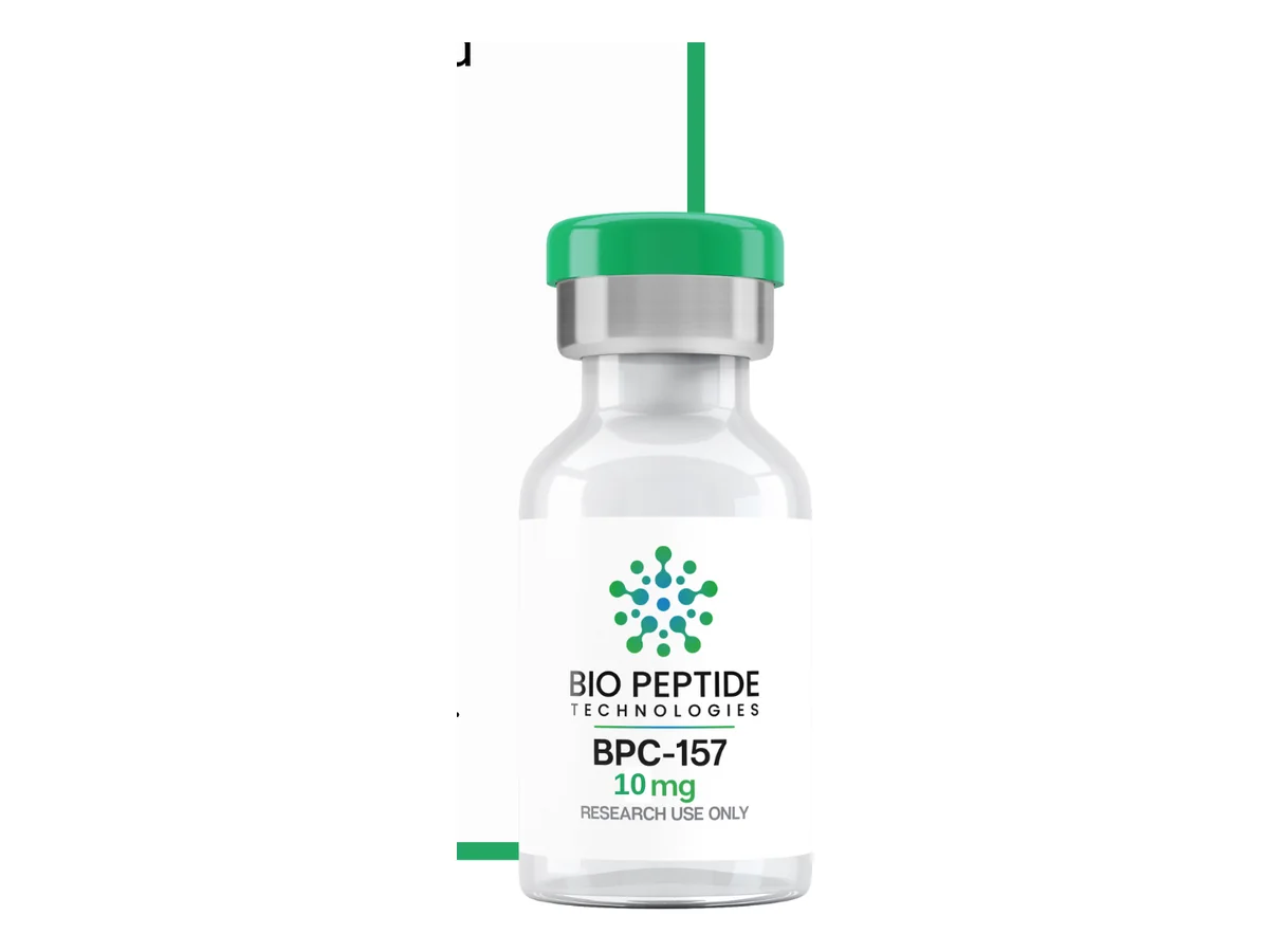 BPC-157 10mg product photograph supplied by BioPepTitech