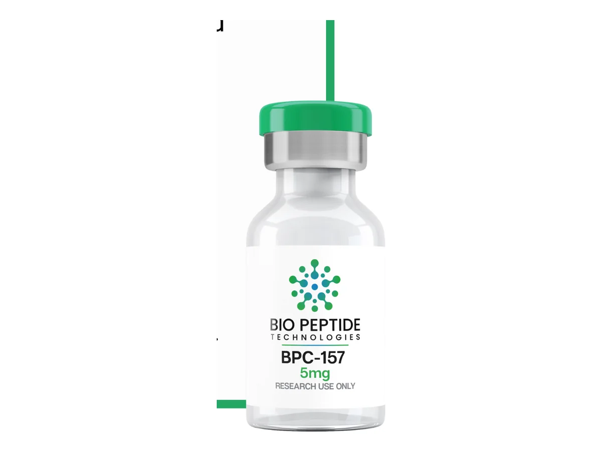 BPC-157 5mg product photograph supplied by BioPepTitech
