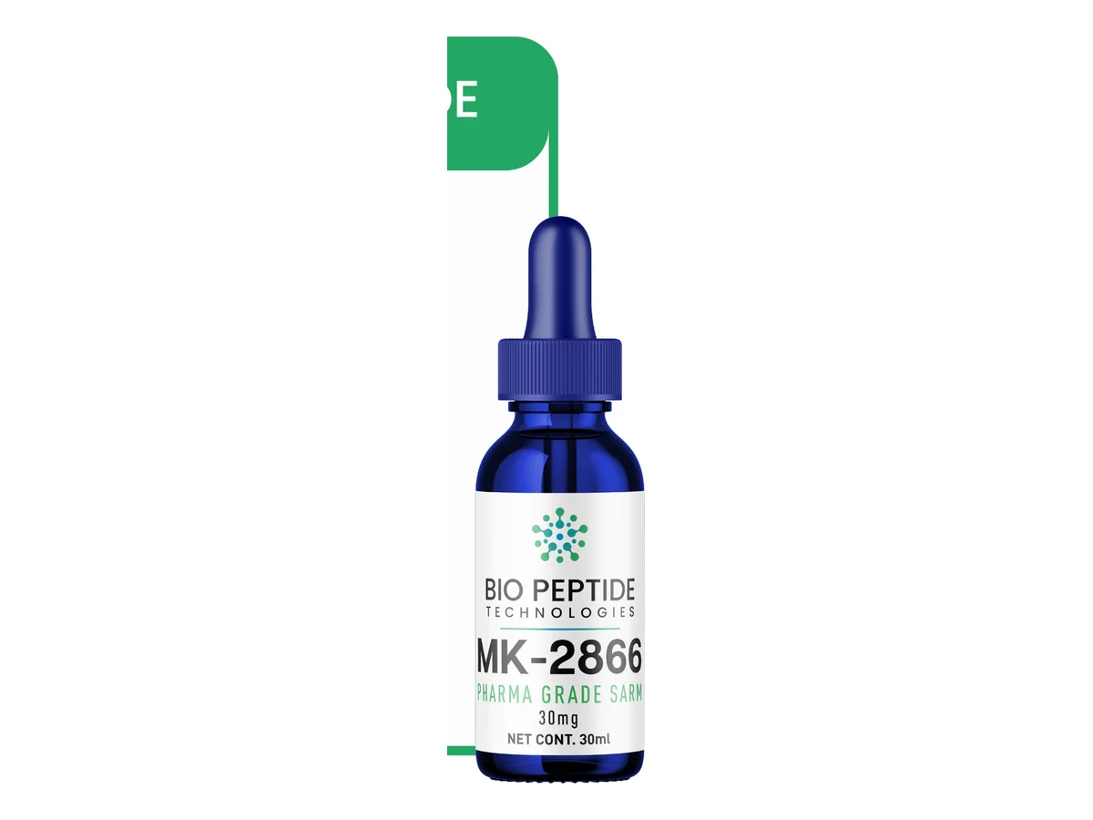 MK-2866 Ostarine Liquid product photograph supplied by BioPepTitech