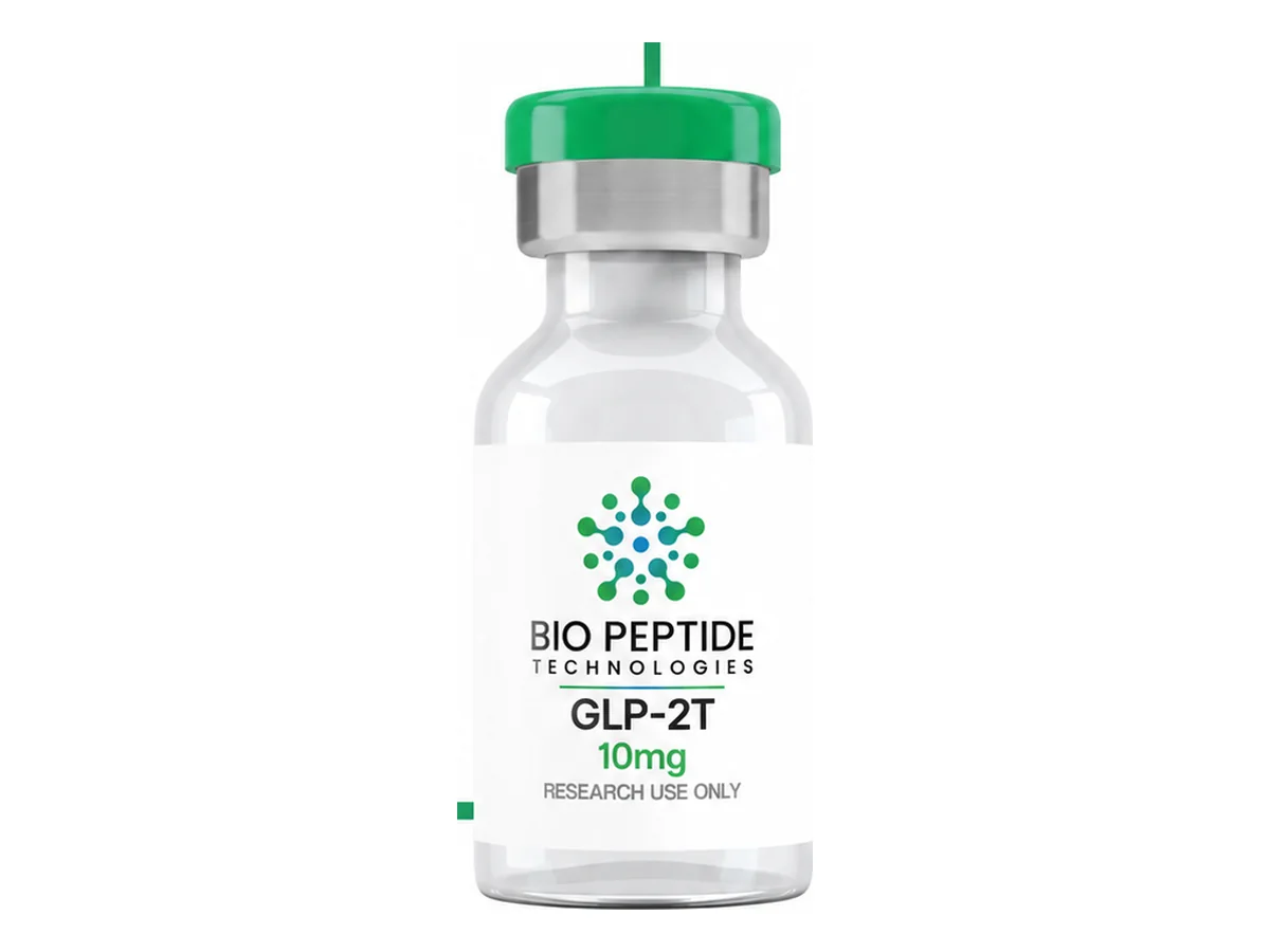GLP-2T 10mg product photograph supplied by BioPepTitech