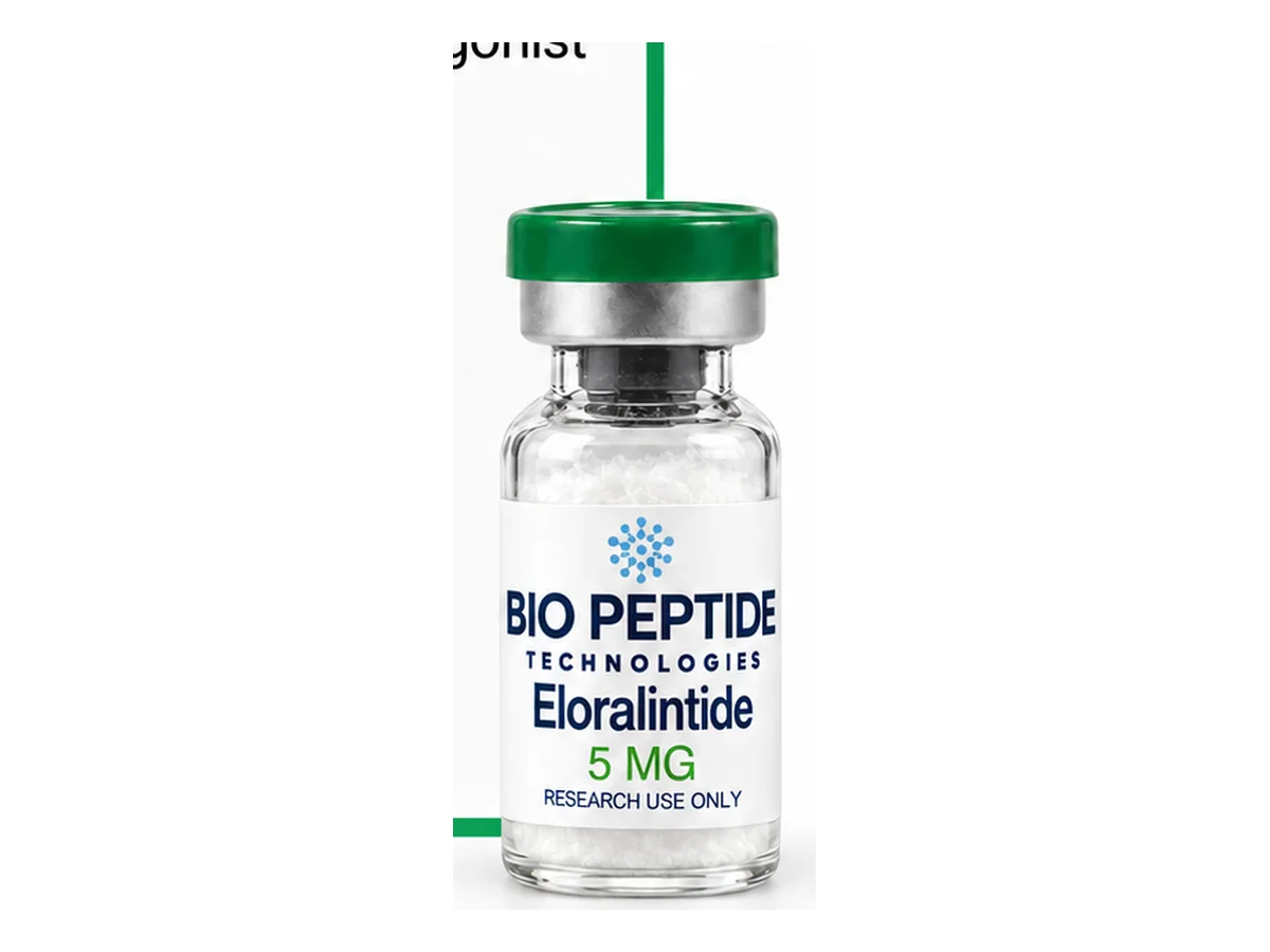 Eloralintide 5 mg product photograph supplied by BioPepTitech