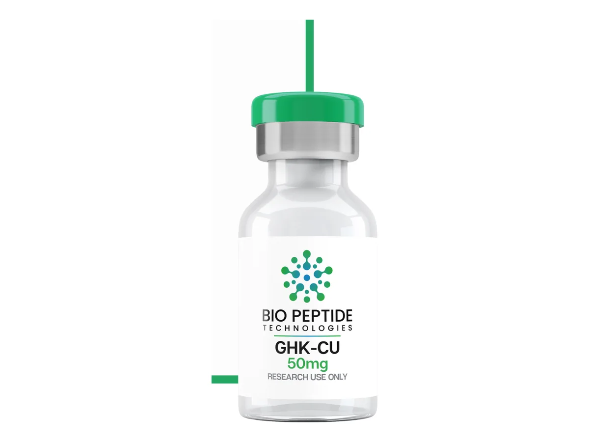 GHK-CU 50mg product photograph supplied by BioPepTitech
