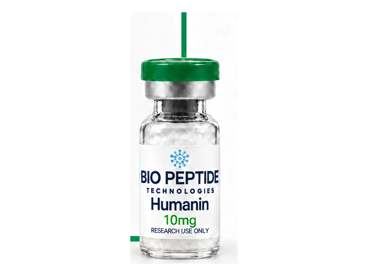 Humanin 10mg product photograph supplied by BioPepTitech