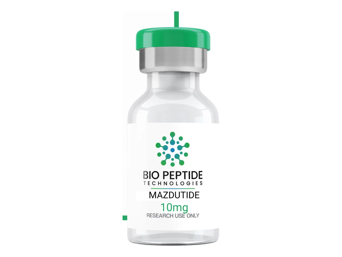 MAZDUTIDE (10mg) product photograph supplied by BioPepTitech
