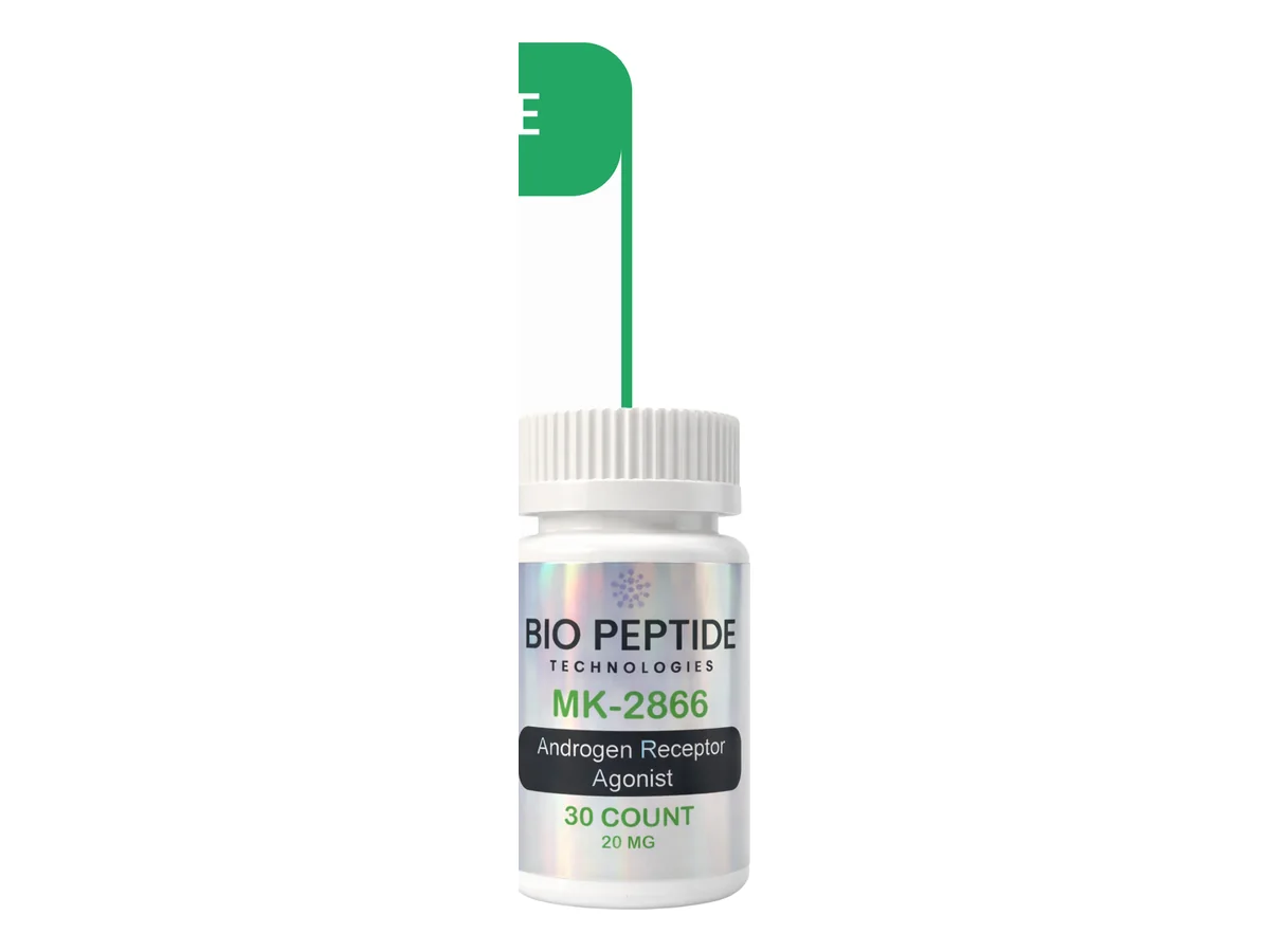 MK-2866 Ostarine 20 MG Powder product photograph supplied by BioPepTitech