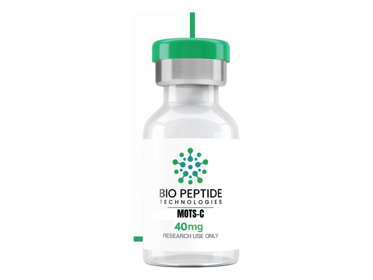 MOTS-c 40mg product photograph supplied by BioPepTitech