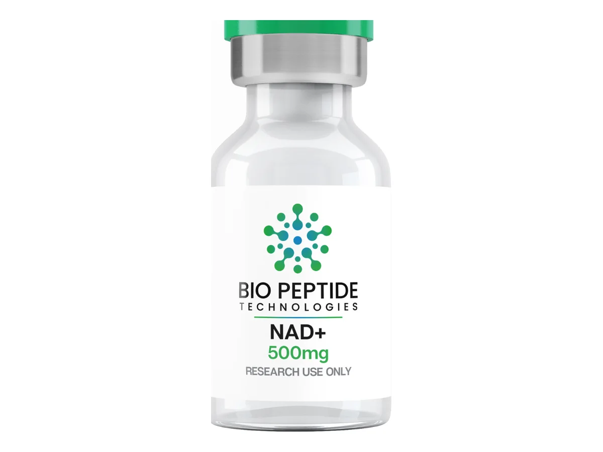 NAD+ 500mg product photograph supplied by BioPepTitech