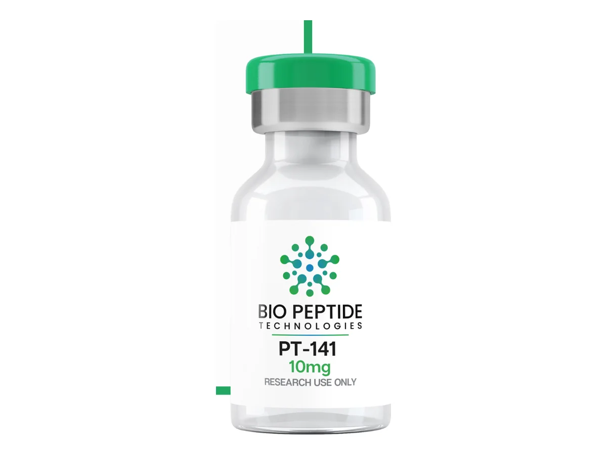 PT-141 10mg product photograph supplied by BioPepTitech