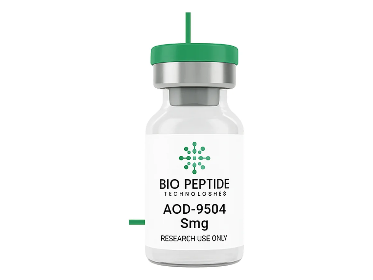 AOD9604 5mg product photograph supplied by BioPepTitech